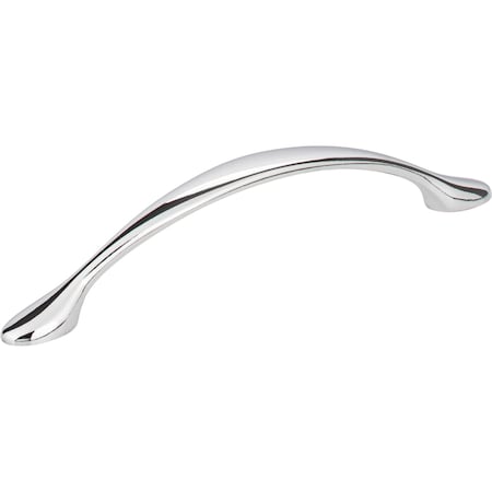 Elements 128 mm Center-to-Center Polished Chrome Arched Somerset Cabinet Pull 80815-PC
